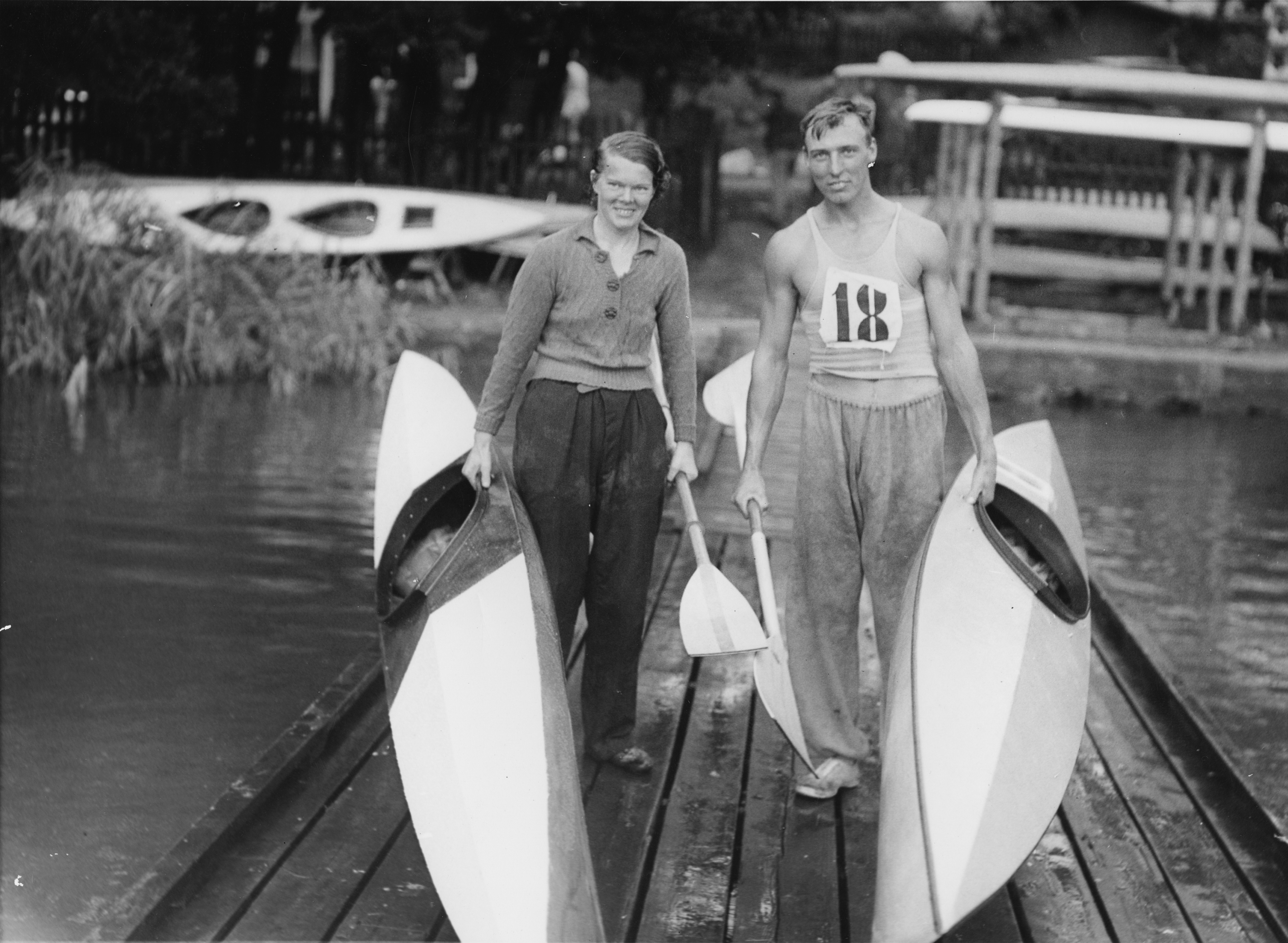 Reini von Zell och Arne Bogren.