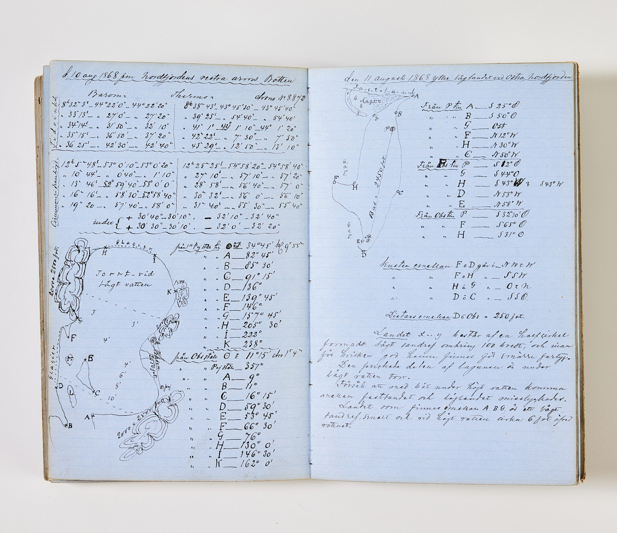 Spetsbergsexpeditionen 1868 dagbok och anteckningar